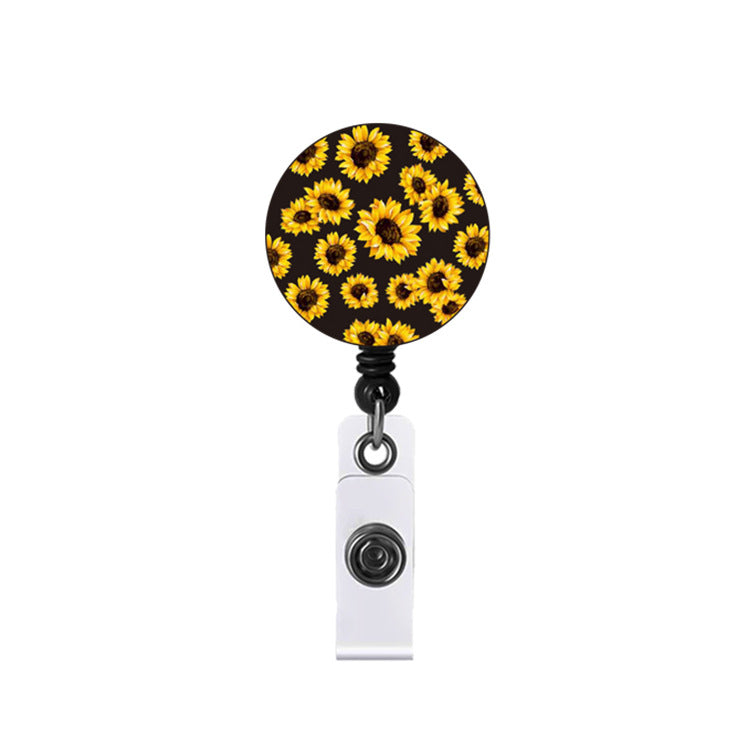 Epoxy, Sunflower, Sun Flower,  Badge