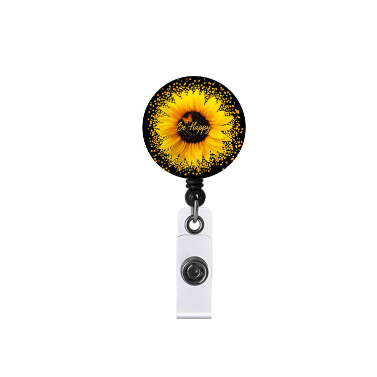 Epoxy, Sunflower, Sun Flower,  Badge