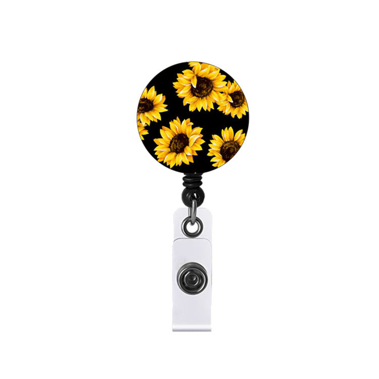 Epoxy, Sunflower, Sun Flower,  Badge