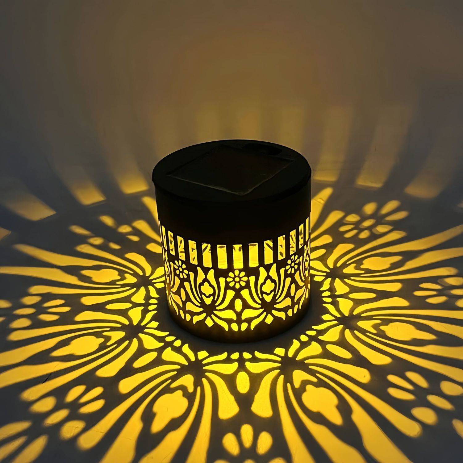 Solar Mandala SUNFLOWER Sunflower Wall Lamp Garden Courtyard