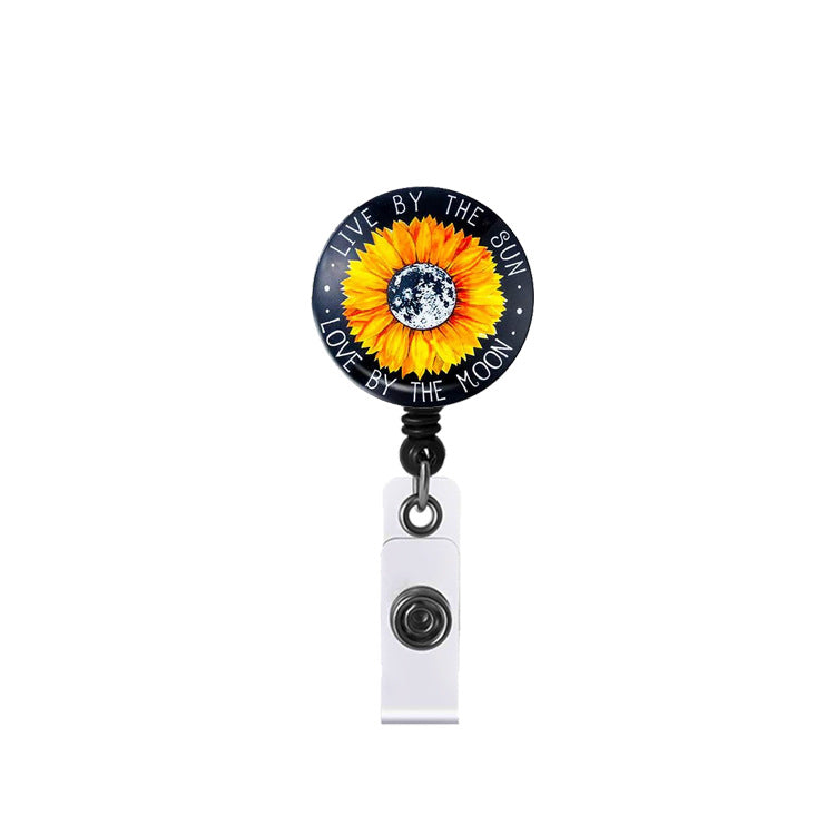 Epoxy, Sunflower, Sun Flower,  Badge