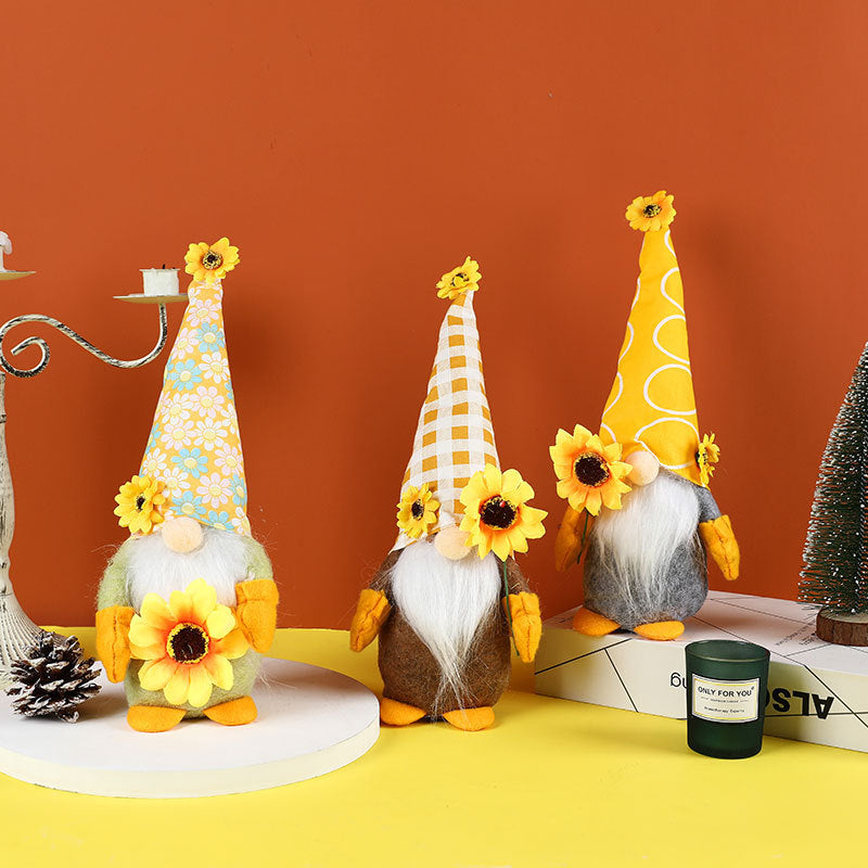 Summer Sunflower Festival Sunflower Goblin Doll Decorations