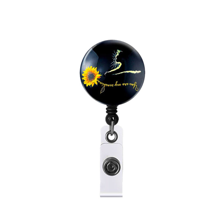 Epoxy, Sunflower, Sun Flower,  Badge